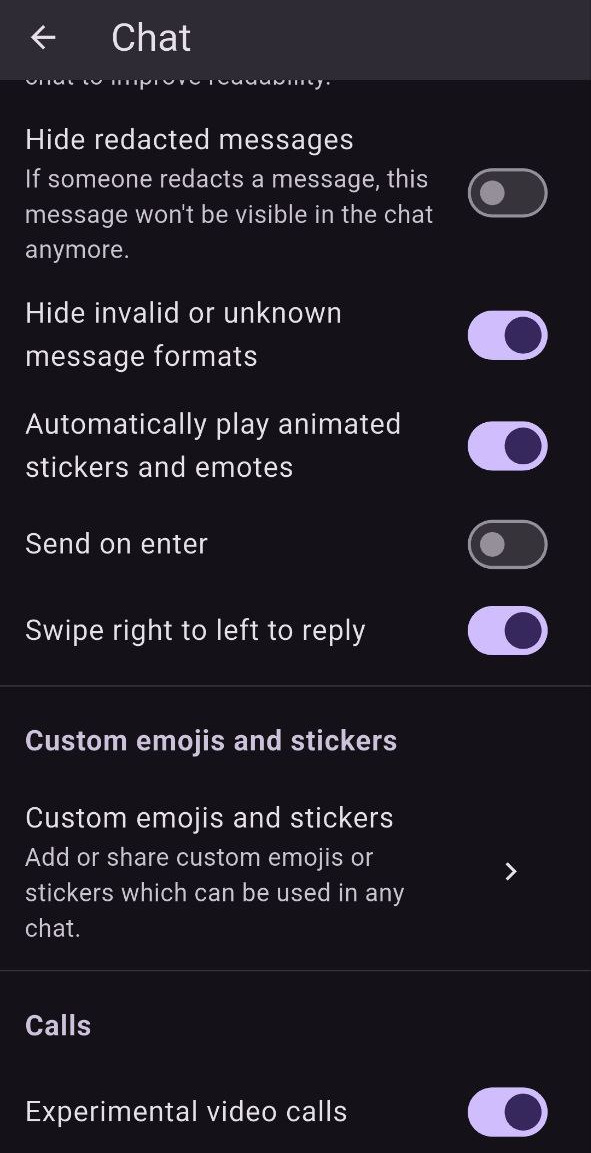 Enable Calls